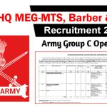 HQ Madras Engineer Group and Centre Bangalore Recruitment 2024 for Civilian Trade Instructor, Mts, Barber
