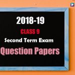 second terminal examination 2018 question paper