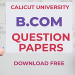 bcom 4th sem previous year question papers calicut university