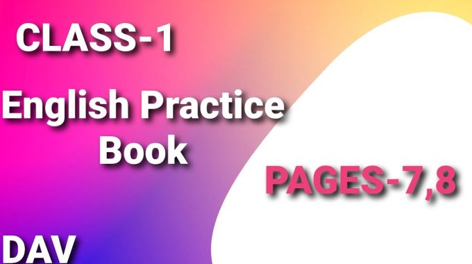 Download Free Dav Class 1st English Book From Here