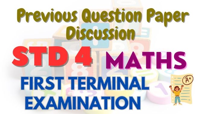 First terminal examination 2018 question paper