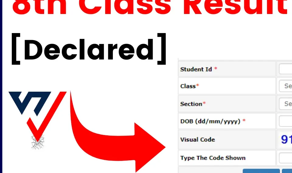 Check 8th Class Result Online By Roll No