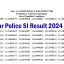 Bihar Police SI Mains Exam Result 2024