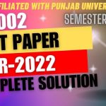 Previous PU Question Papers for Addon, BBA, B-ARCH, B-LIB