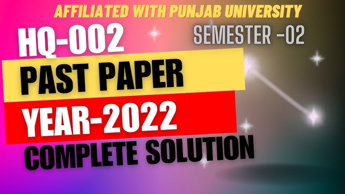 PU Old Papers for MSC Botany, Zoology, MA Economics, Hindi