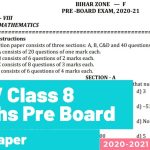 dav class 8 board question paper