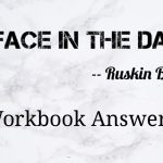 a face in the dark questions and answers icse