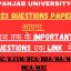 PU Question Papers For Bcom, Ba/bsc, Bca