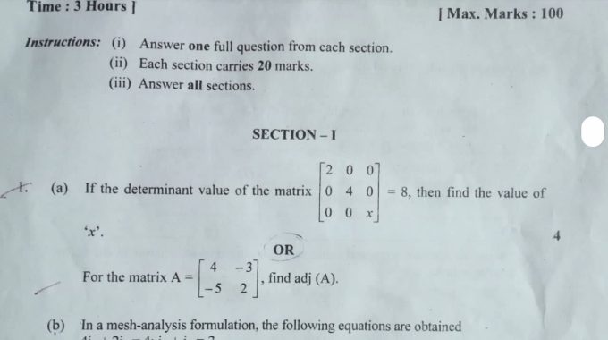 Maths diploma question papers with answers