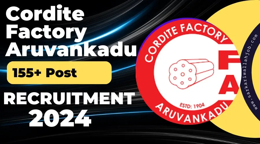 Cordite Factory Recruitment 2024 for Graduate Apprentices & Technician (Diploma) Apprentices