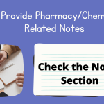 pharmacy notes