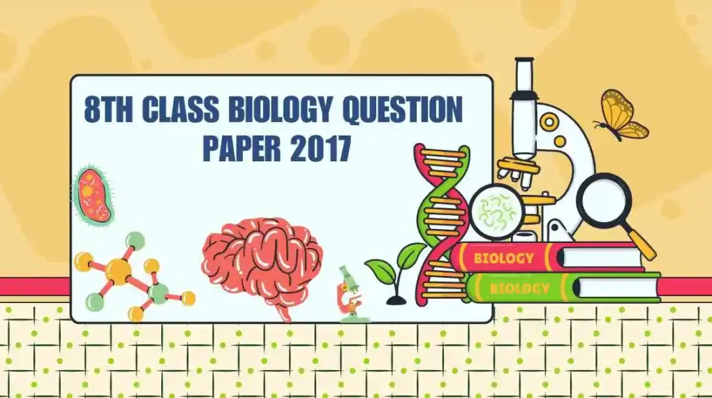 Download 8th Class Biology Question Paper 2017 with Answers