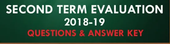 second terminal examination 2018 question paper