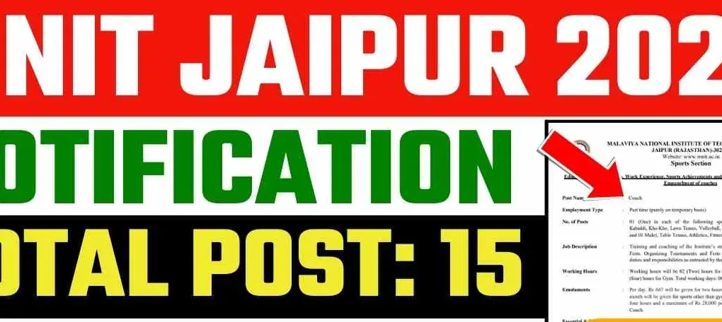 MNIT Jaipur Recruitment 2024 for Registrar (Pay Level-14)