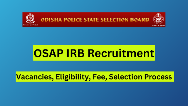 IRB Recruitment 2024 All News and Updates To Apply Online