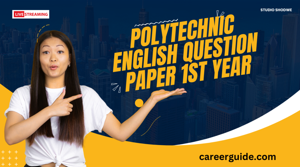 Polytechnic English Question Paper 1st Year with Answers