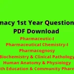 D Pharmacy 1st Year Question Paper Solved Pdf 2022