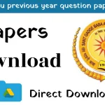 Sant Gadge Baba Amravati University Question Paper