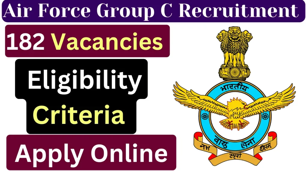 Air Force Group C Recruitment 2024 Announced: Check Posts, Eligibility, and Other Details