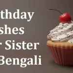 Birthday Wishes For Sister In Bengali