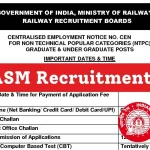 RRB Station Master Recruitment 2024