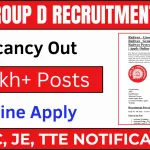 Railway Recruitment 2024 Vacancies: Group D, Junior Engineer, ALP, and More