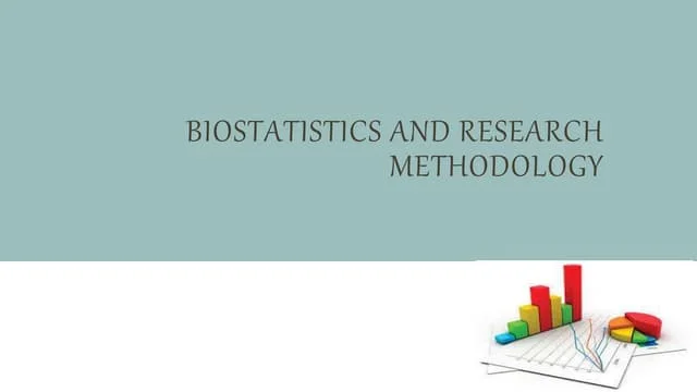 Biostatistics And Research Methodology Notes