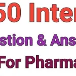 interview questions for pharma industry