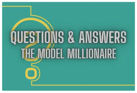 The Model Millionaire Questions And Answers