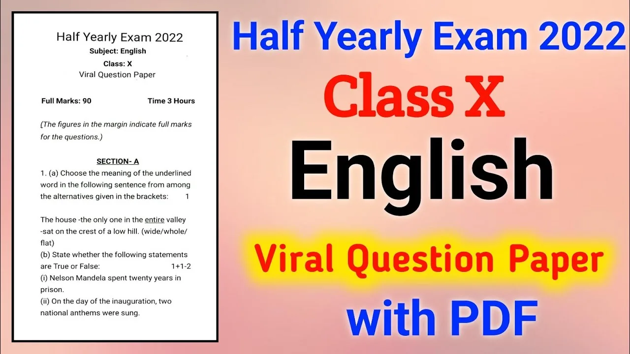 10th Half Yearly Question Paper 2022 Pdf Questions Answers 10th Half Yearly Question Paper 2022 Pdf Questions Answers