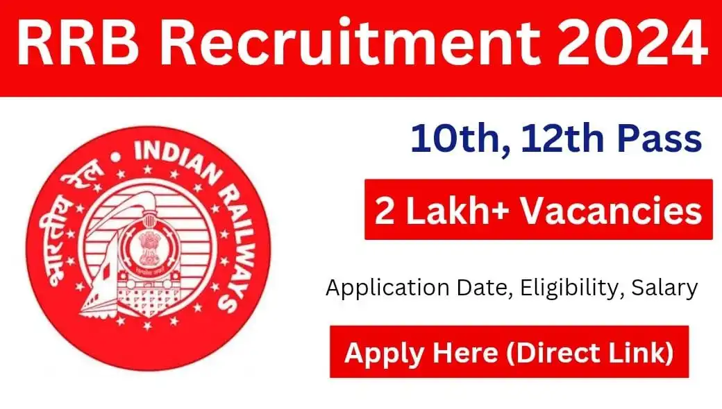 RRB Recruitment 2024 Last Date Apply For Various Posts Now