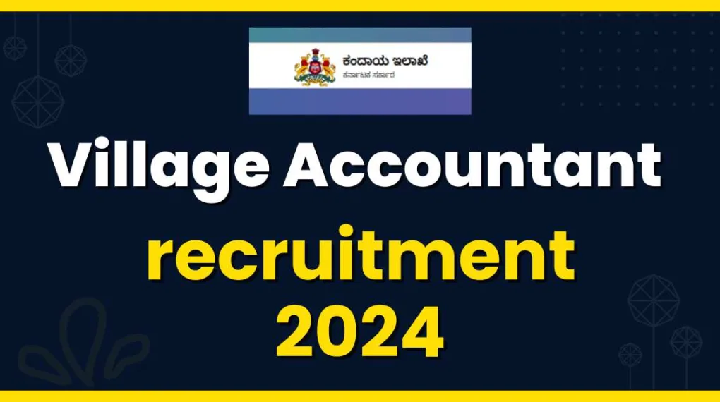 Village Accountant Recruitment 2024 Syllabus