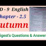 Autumn Class 9 Questions and Answers for All Subjects