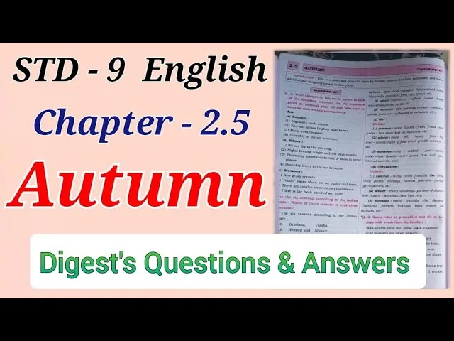 Autumn Class 9 Questions and Answers for All Subjects