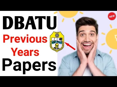 Dbatu Previous Year Question Paper Questions & Answers