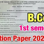 M Com Question Papers with Answers PDF