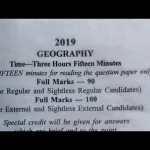 Madhyamik Geography Question 2019 - Important Q&A