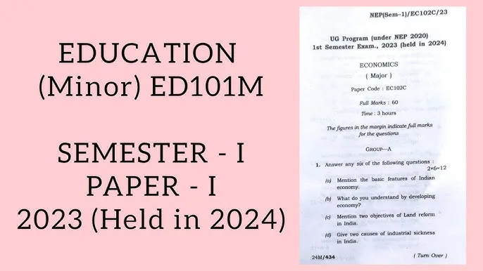 NU question paper with questions and answers