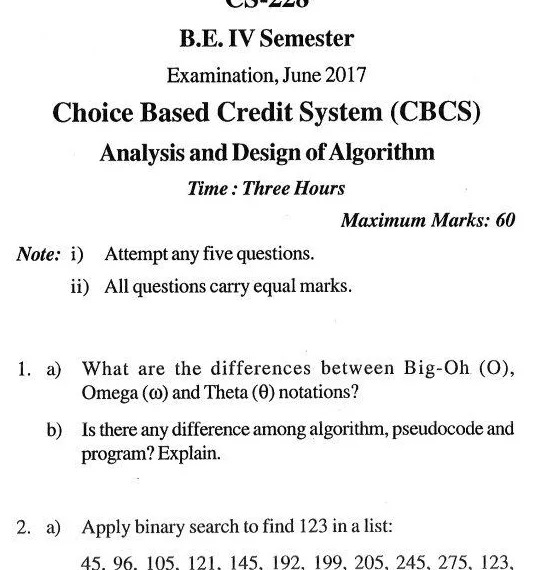 RGPV Previous Year Question Paper