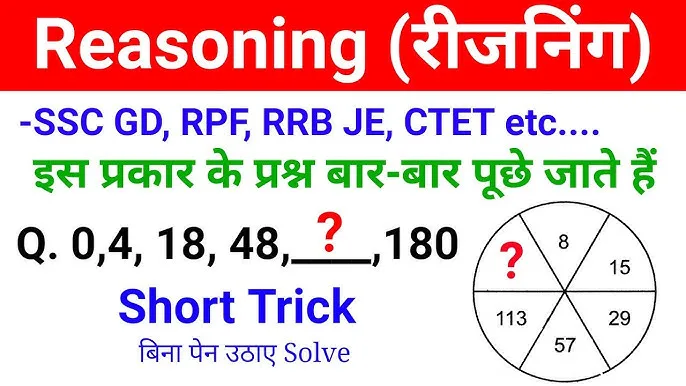 SSC GD Reasoning Questions in Hindi with Answers