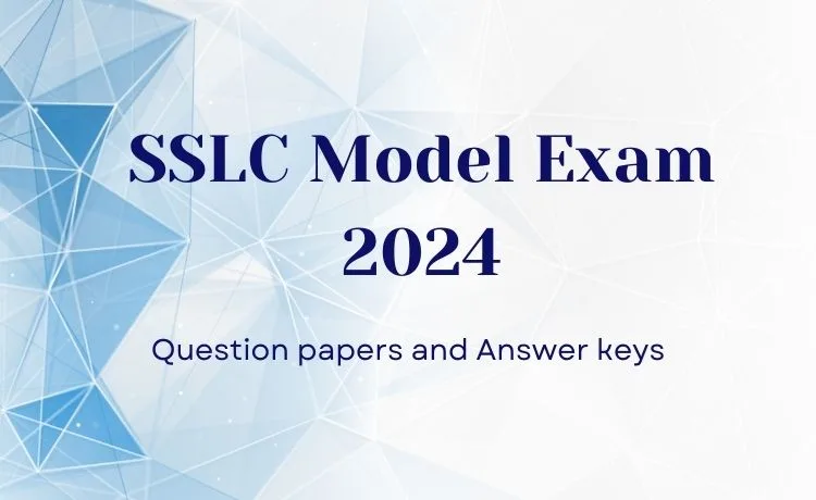 SSLC Model Exam Physics Question Paper with Answers