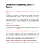 Basic Electrical Engineering PDF Q&A