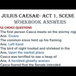 Julius Caesar Act 1 Scene 2 Questions & Answers