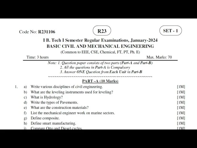 JNTUK previous question papers with answers