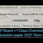 HP Board 11th Class Chemistry Question Paper 2017