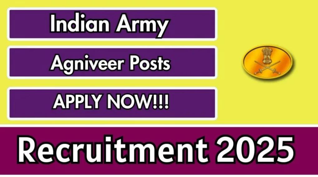 Indian Army Agniveer Recruitment 2025: Apply Online for Exciting Careers