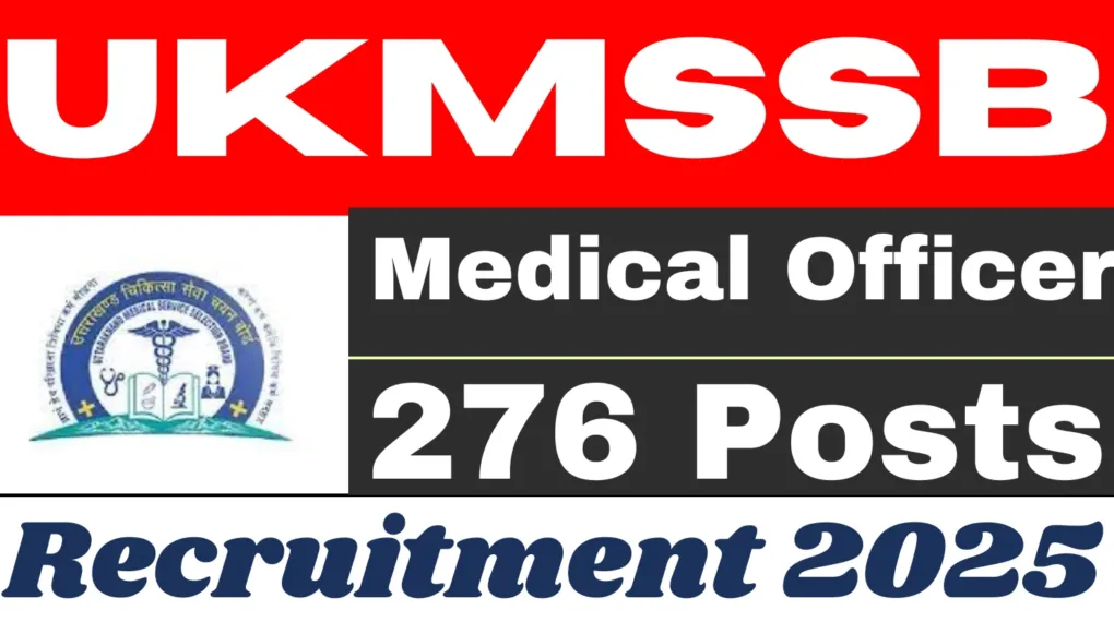 UKMSSB 2025: Apply Online for 276 General Grade Medical Officer Posts