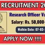 IIPS Senior Research Officer Recruitment 2025 – Walk-in Details