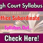 AP High Court Office Subordinate Syllabus 2025 - Direct Download Link
